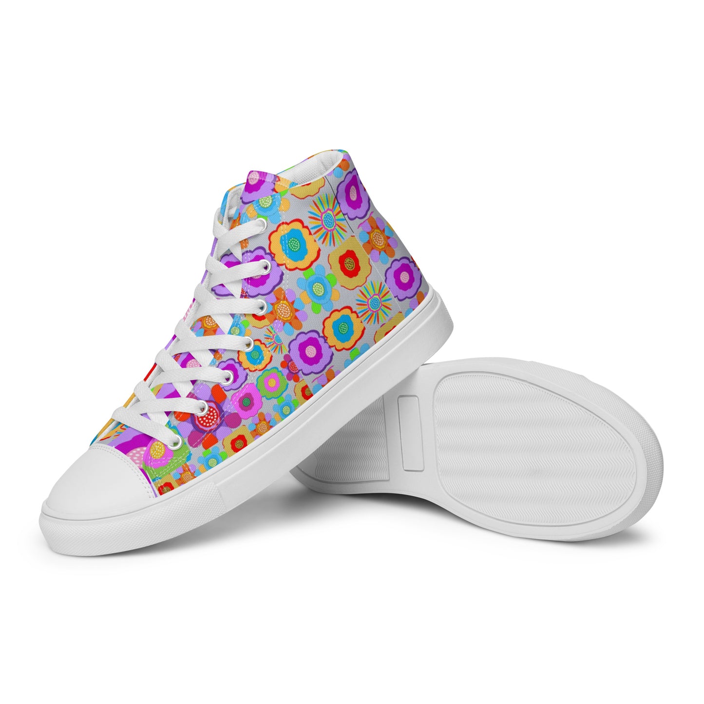 Women’s high top canvas shoes