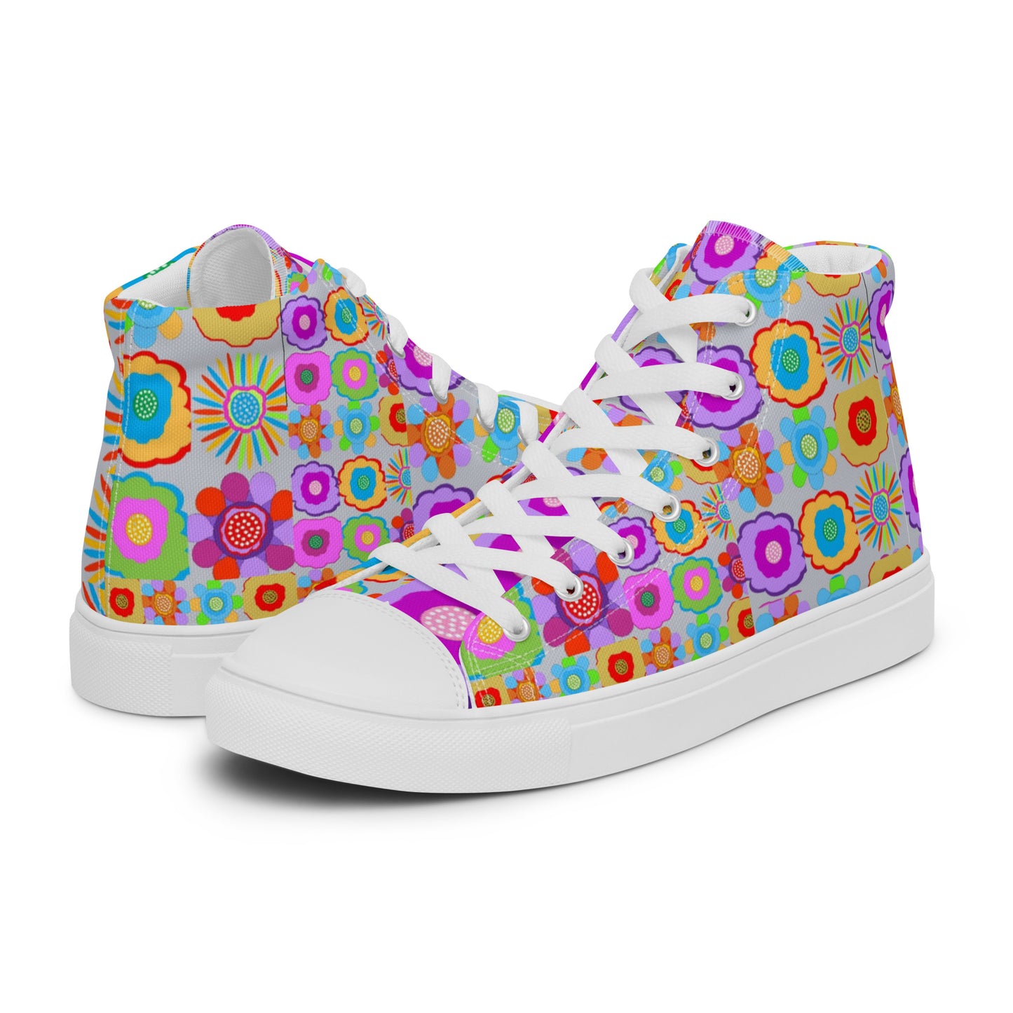 Women’s high top canvas shoes