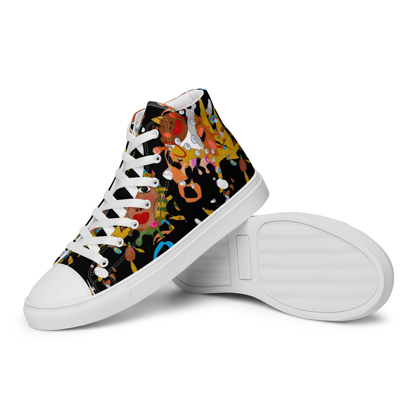 Women’s high top canvas shoes