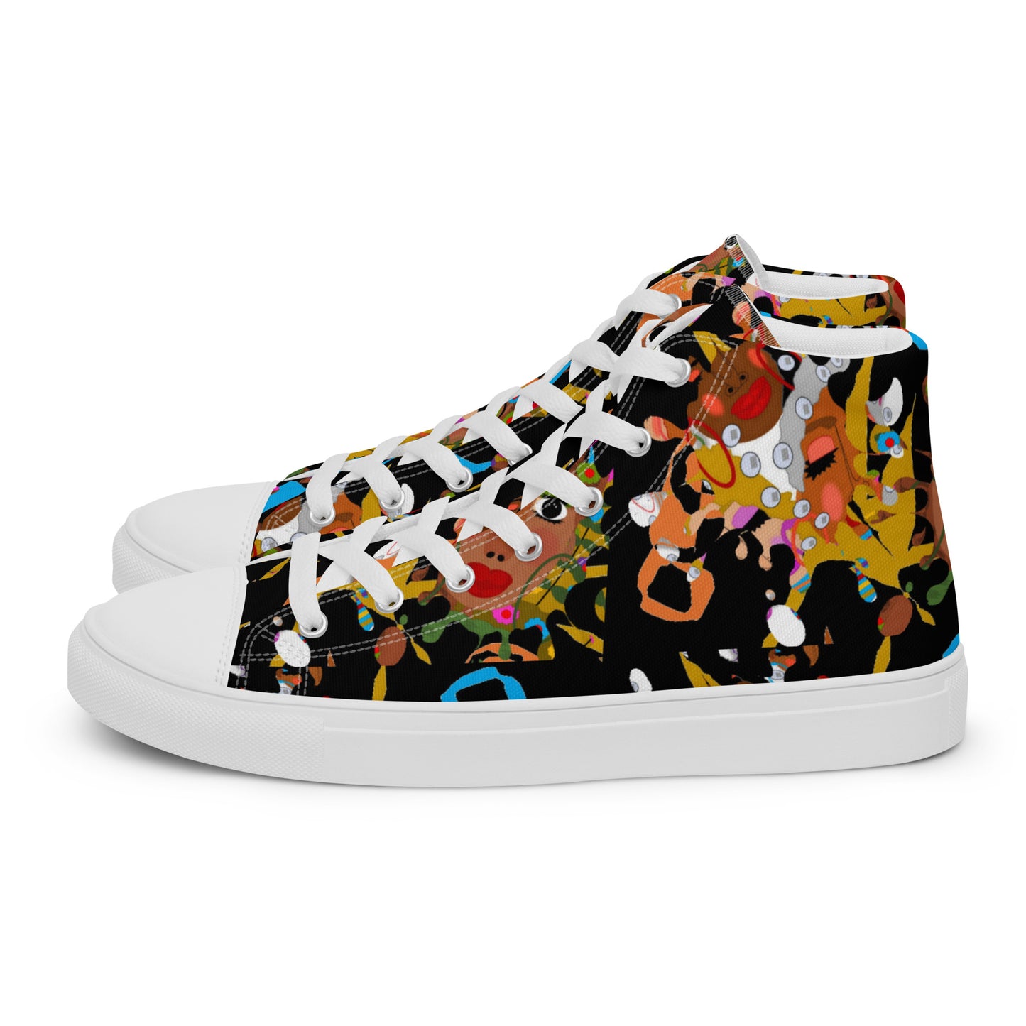 Women’s high top canvas shoes