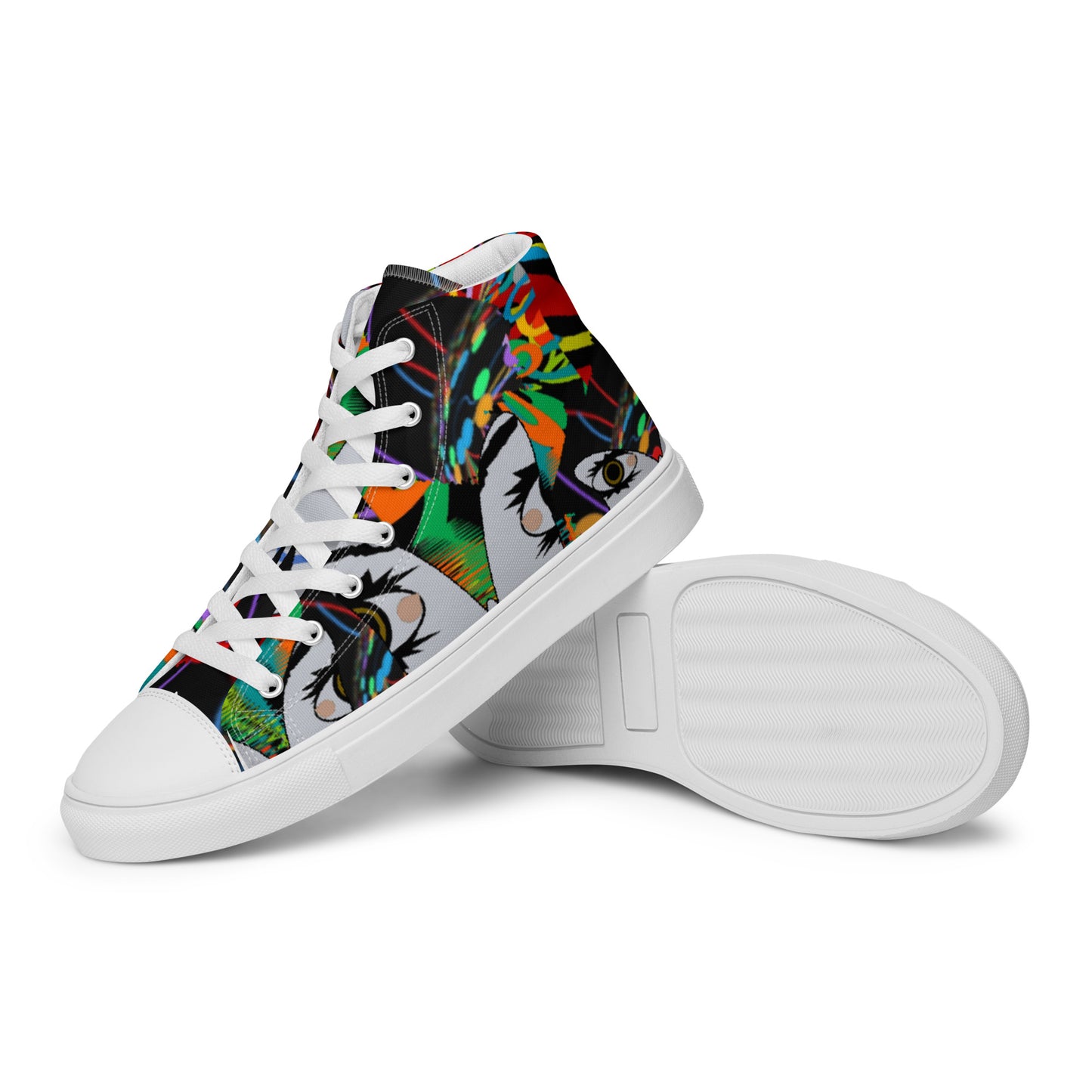 Women’s high top canvas shoes