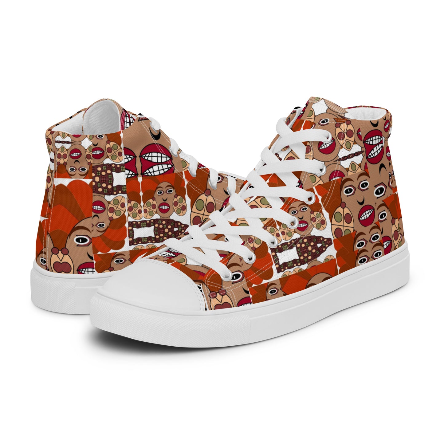 Women’s high top canvas shoes