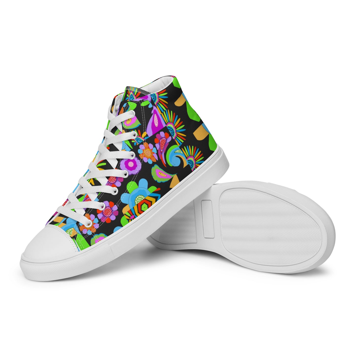 Women’s high top canvas shoes