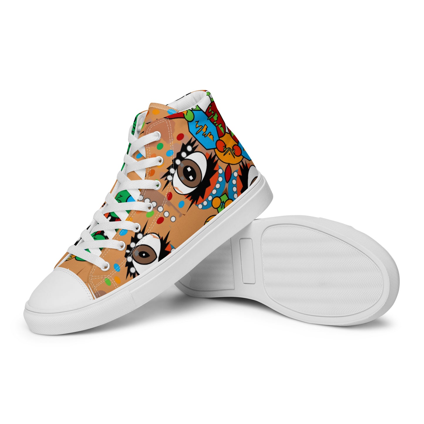 Women’s high top canvas shoes