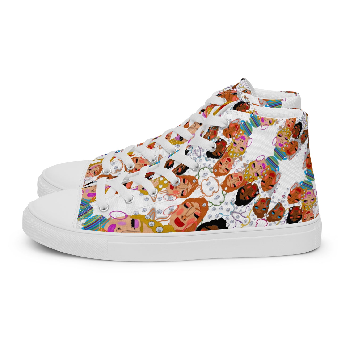 Women’s high top canvas shoes