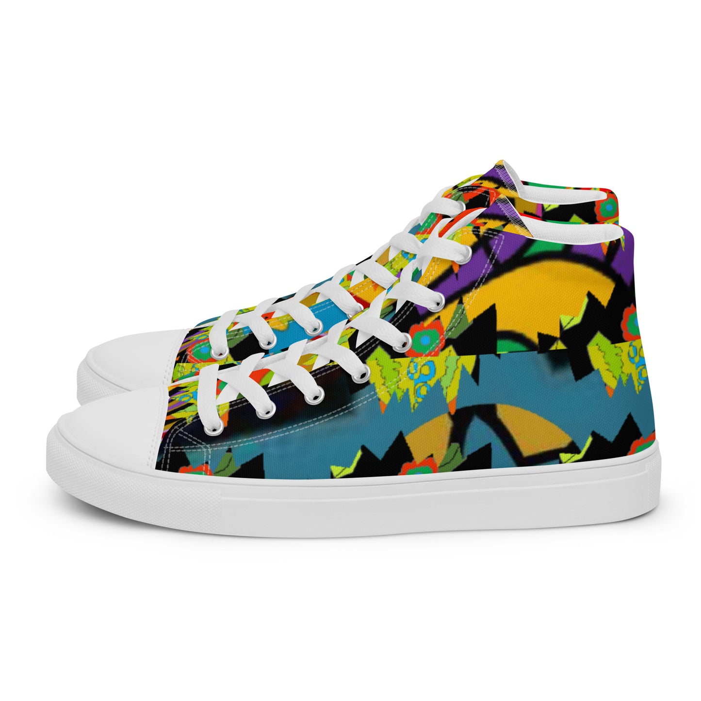 Women’s high top canvas shoes