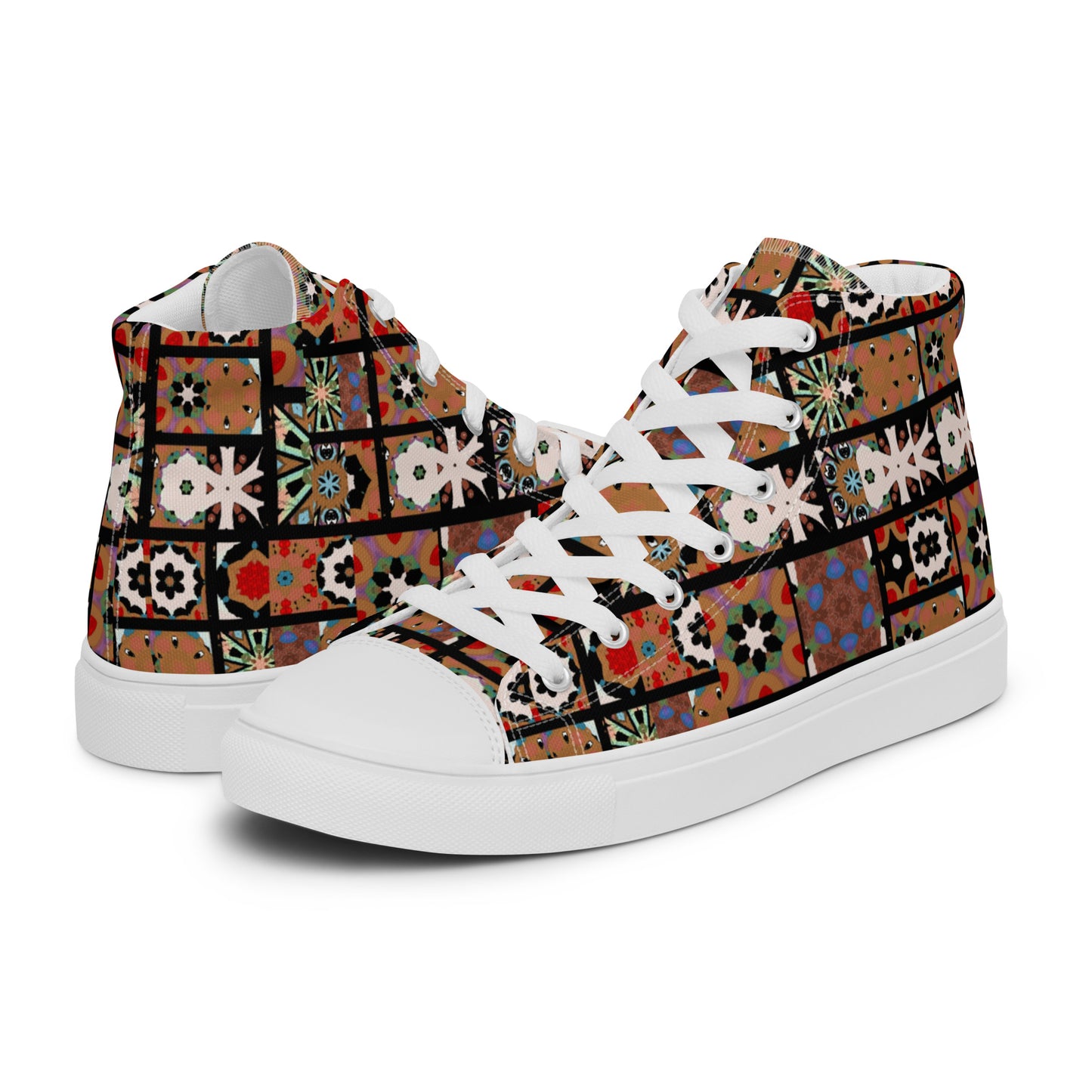 Women’s high top canvas shoes