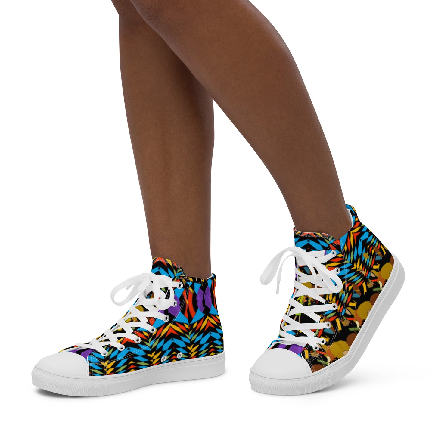 Women’s high top canvas shoes