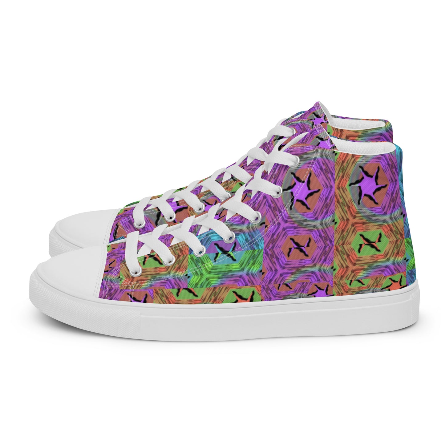 Women’s high top canvas shoes