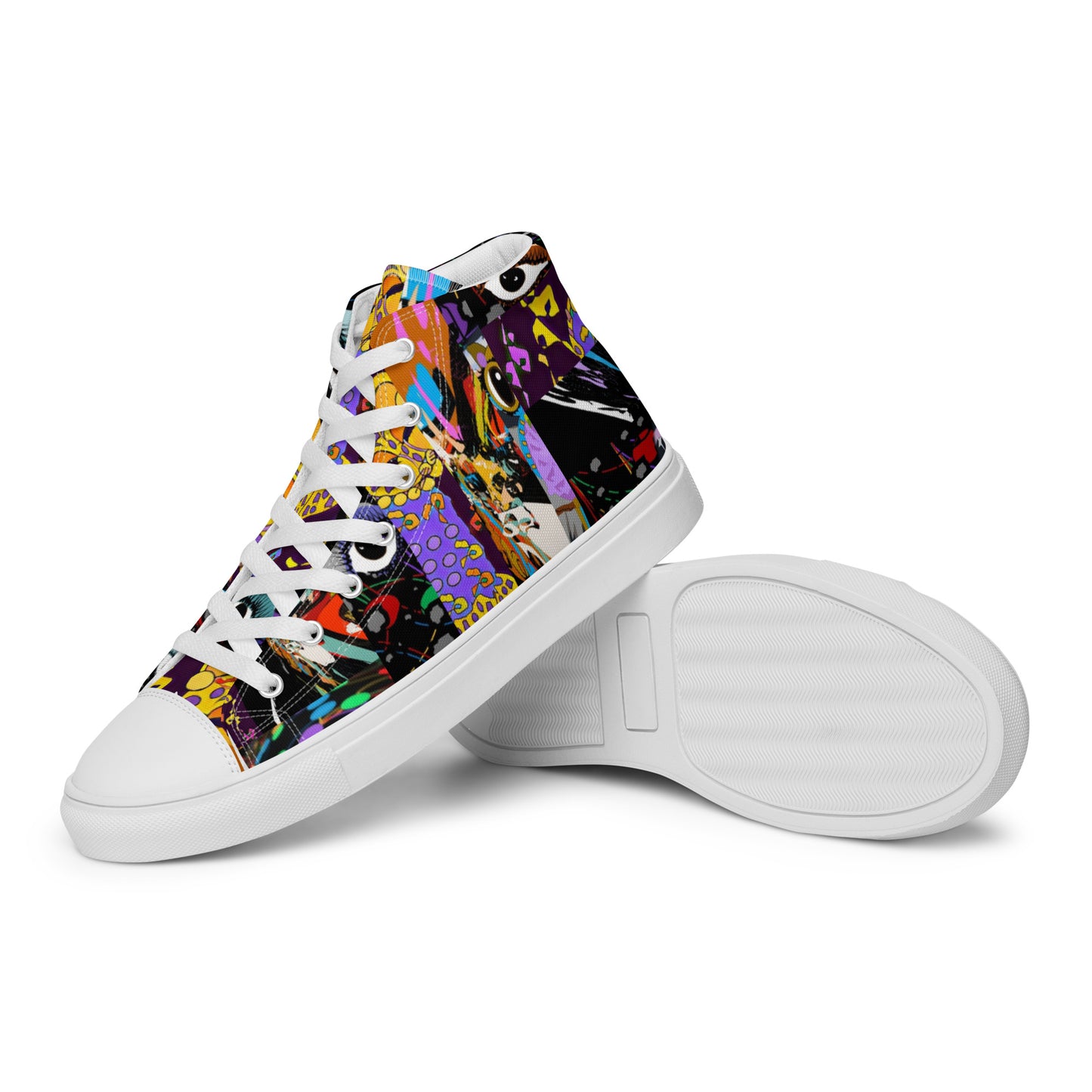 Women’s high top canvas shoes