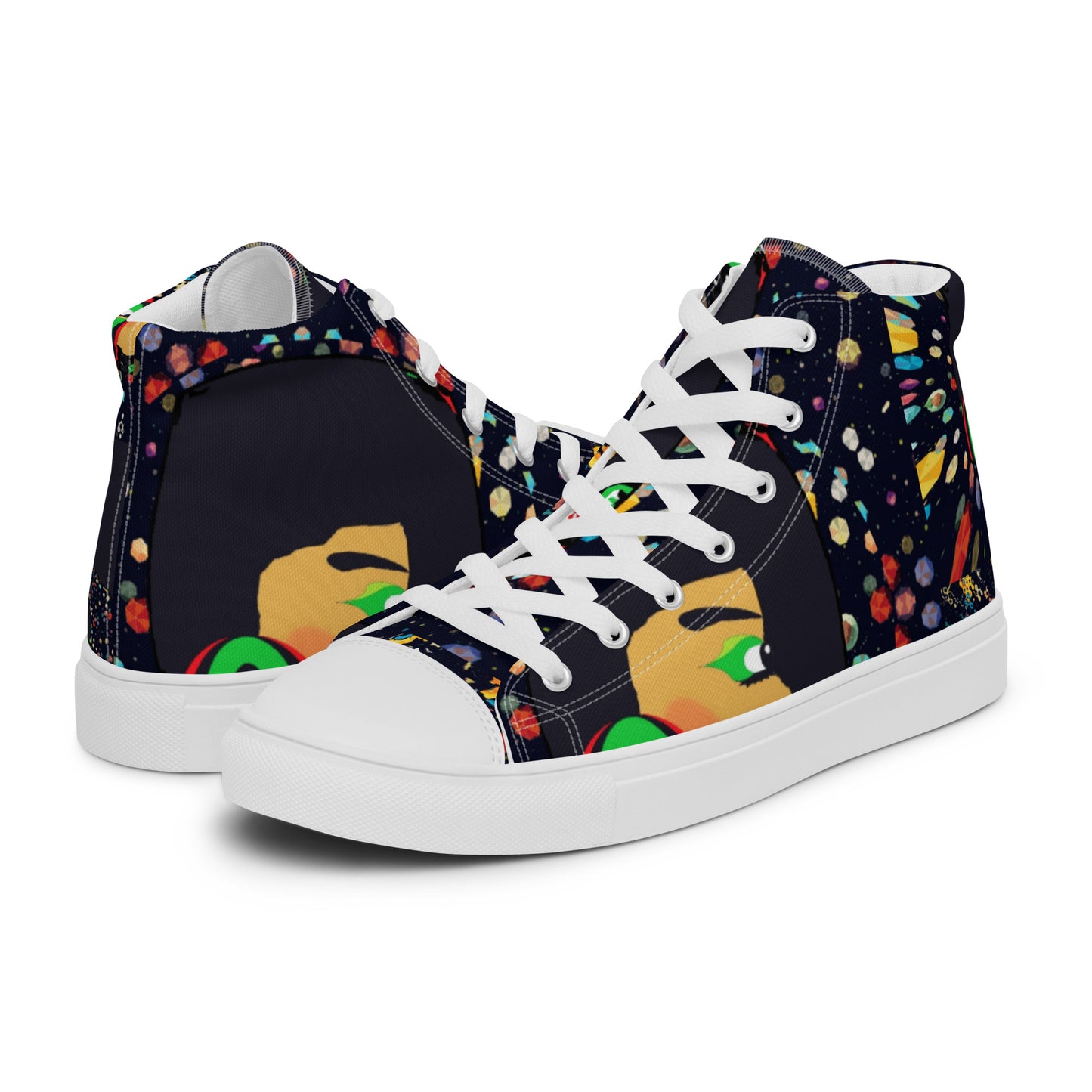 Women’s high top canvas shoes