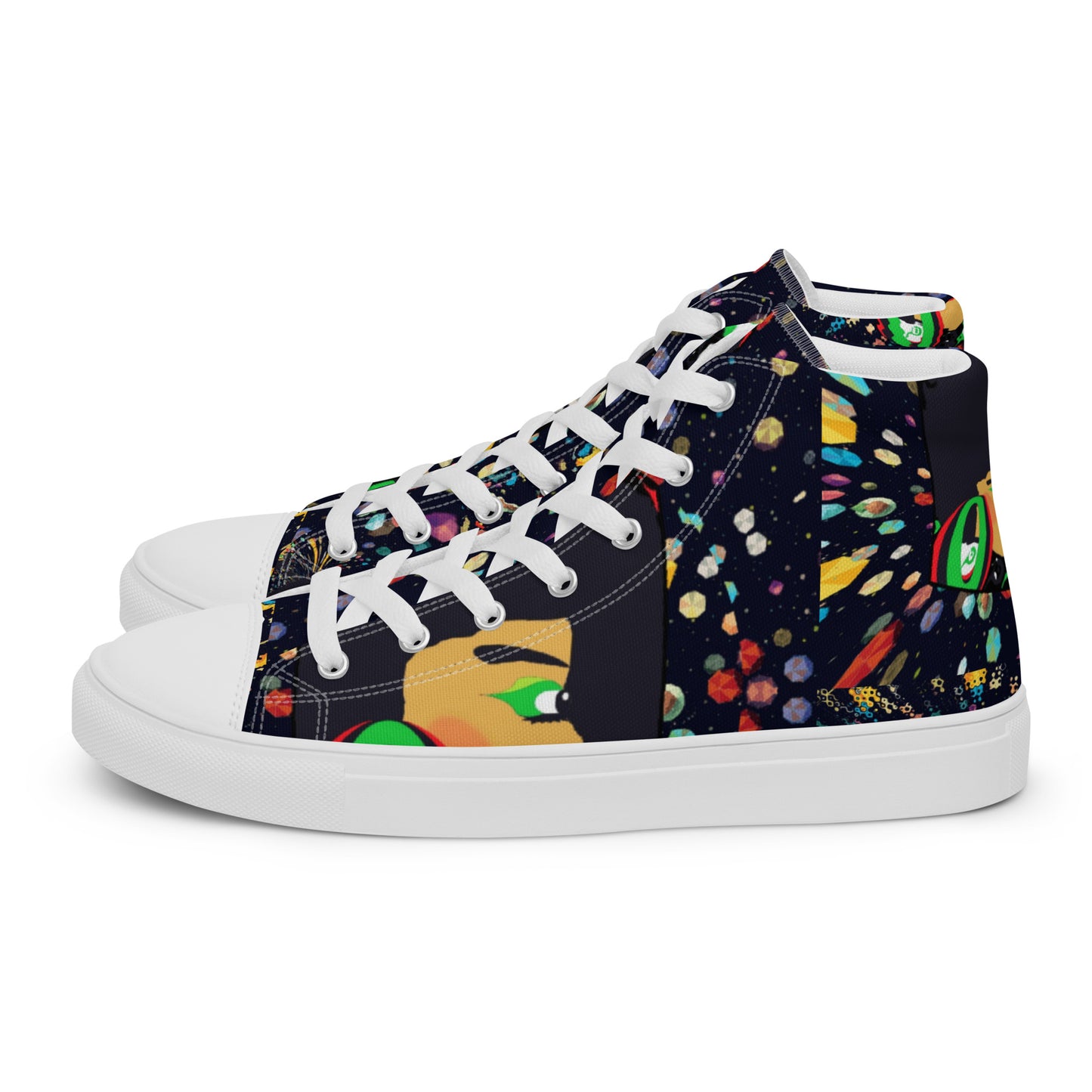 Women’s high top canvas shoes