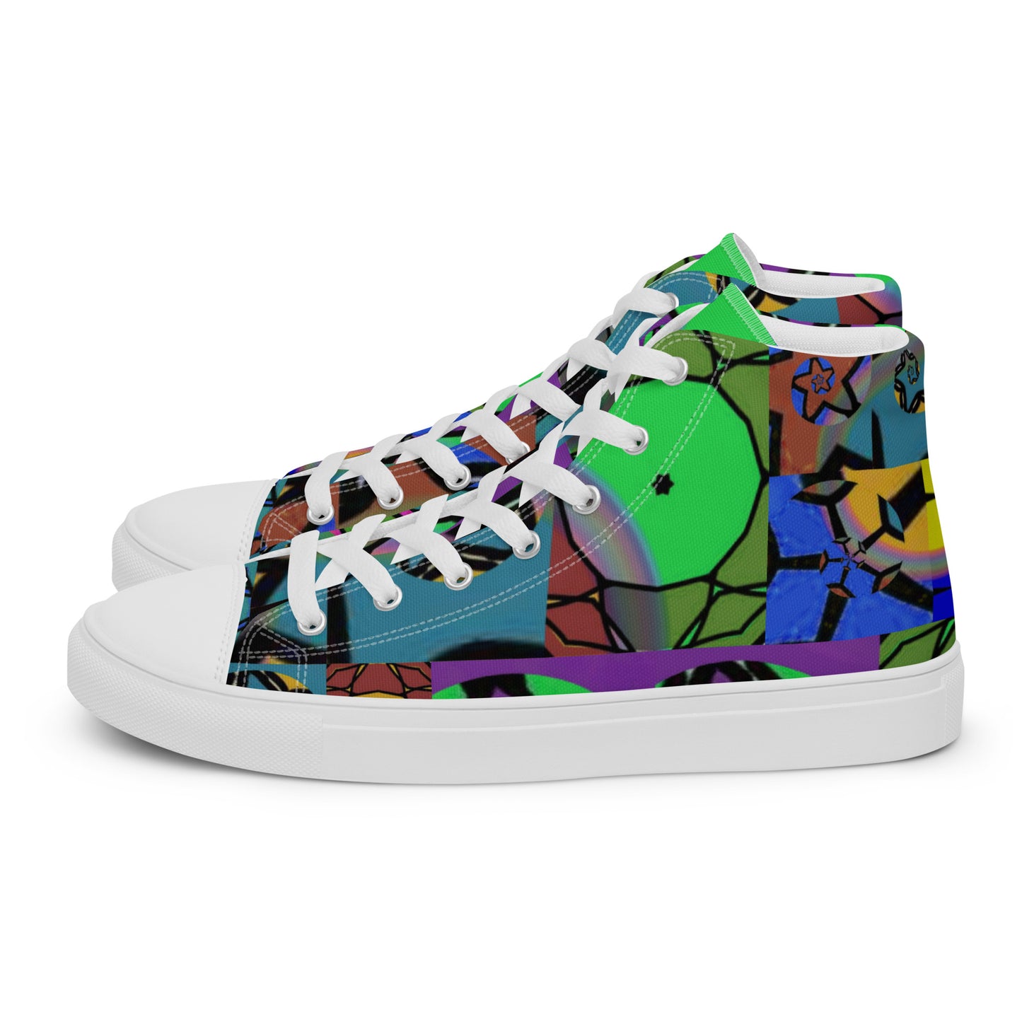 Women’s high top canvas shoes