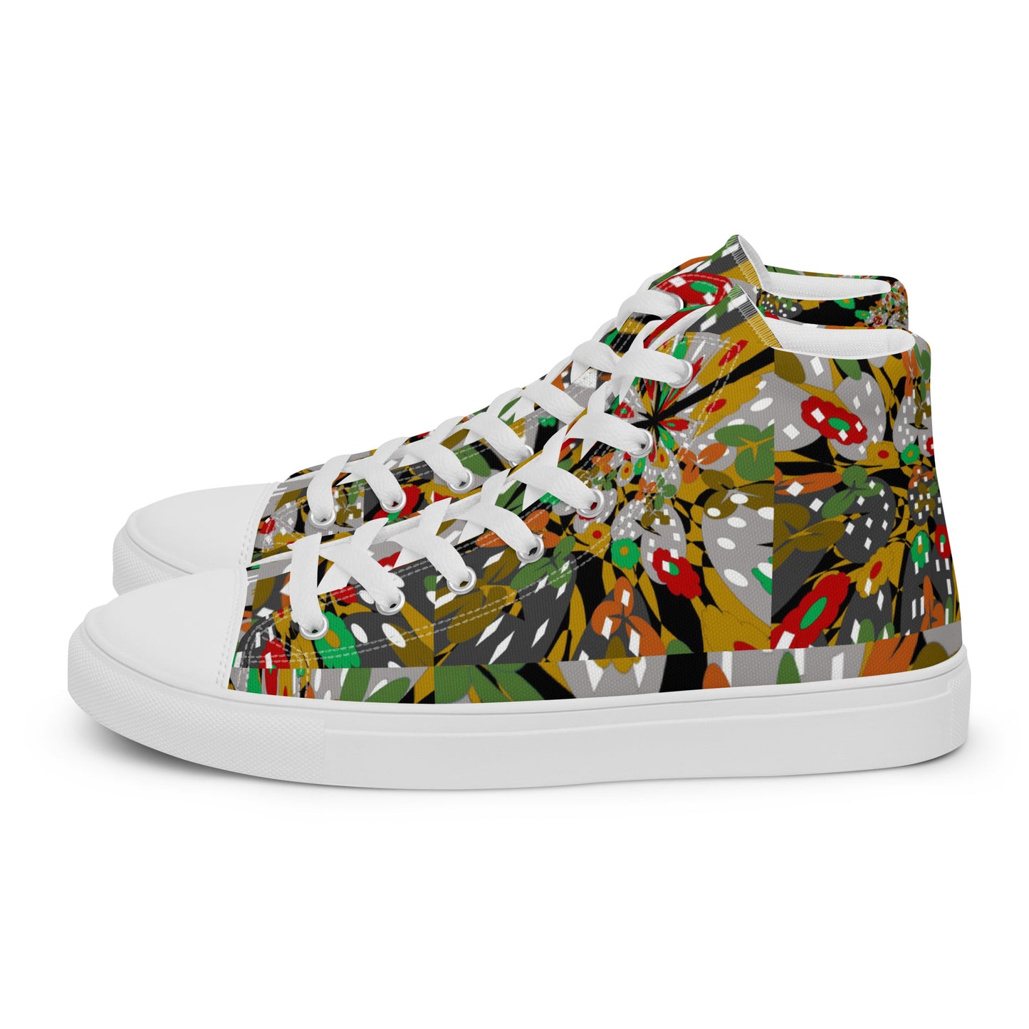 Women’s high top canvas shoes