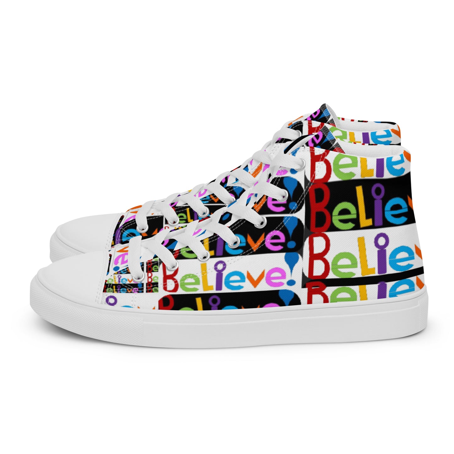 Women’s high top canvas shoes