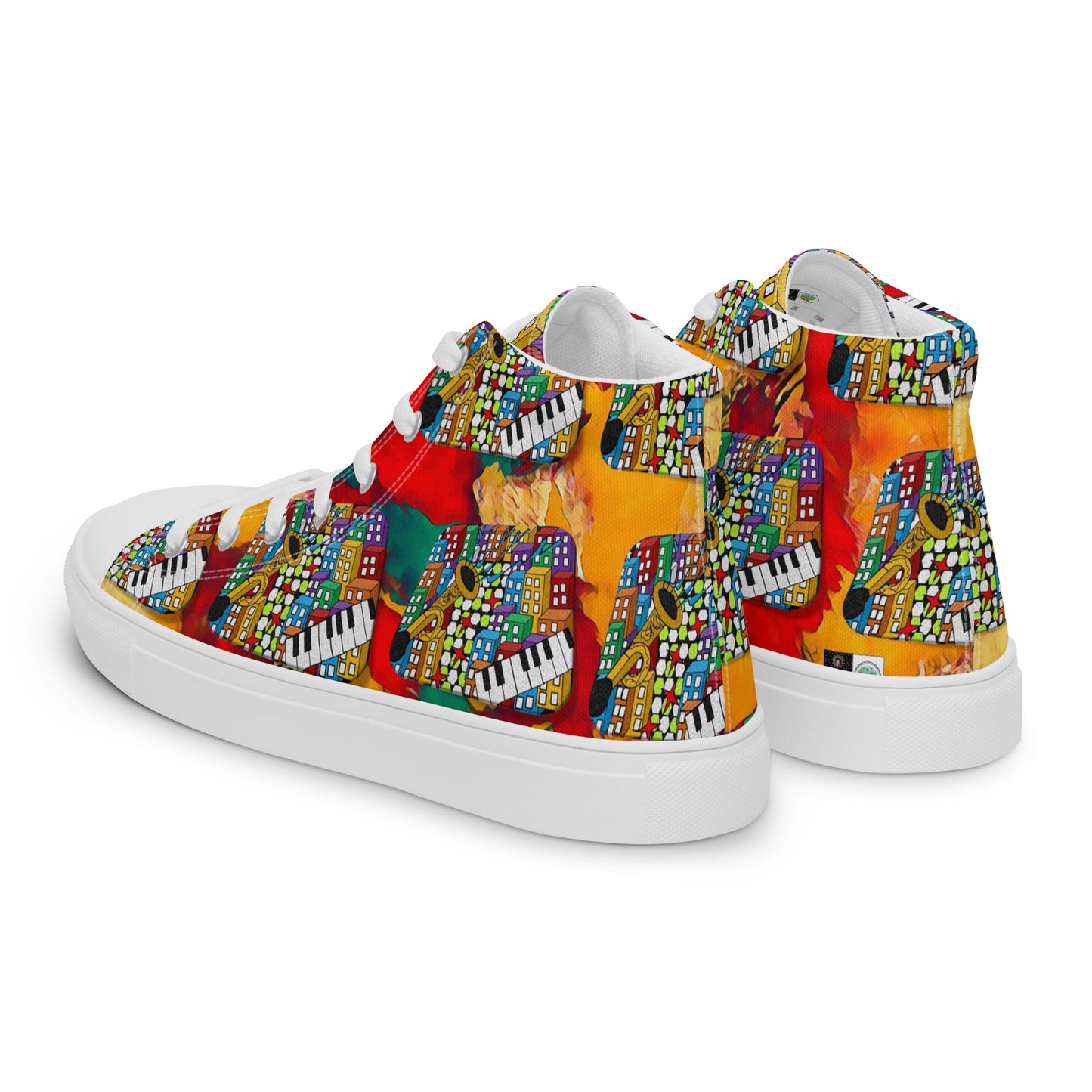 Sample Women’s high top canvas shoes