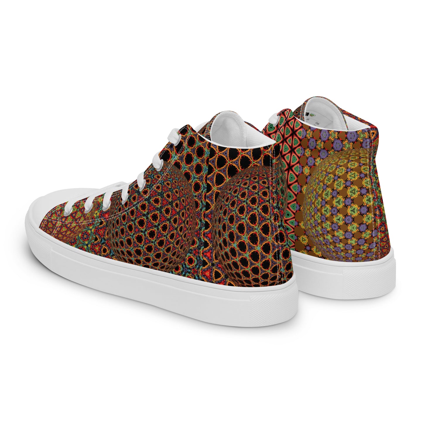 Women’s high top canvas shoes