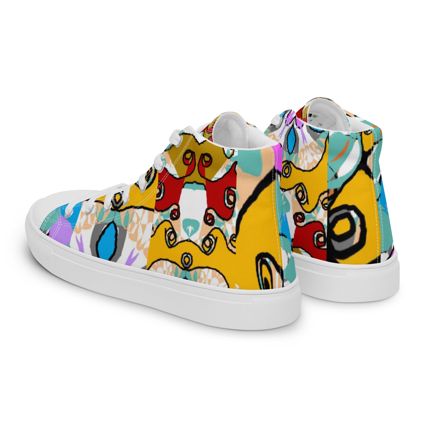 Women’s high top canvas shoes