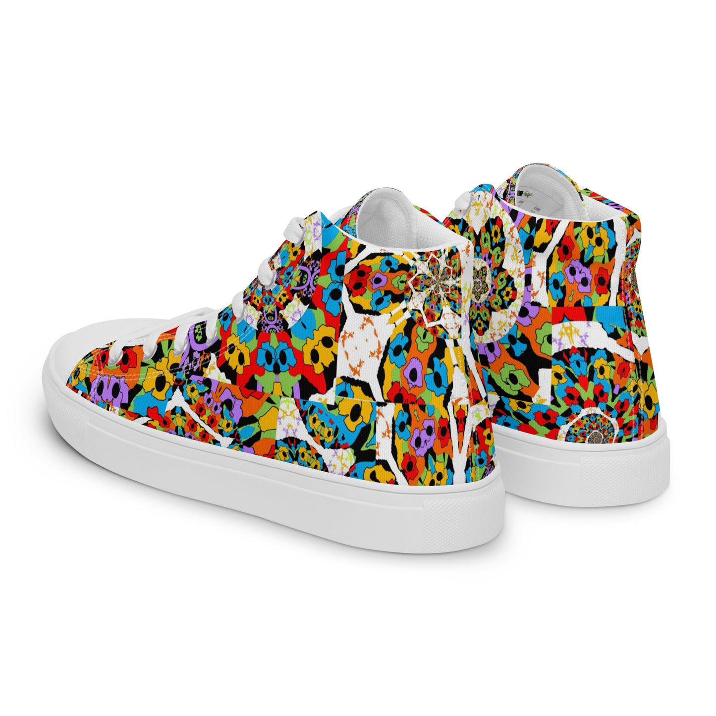 Women’s high top canvas shoes