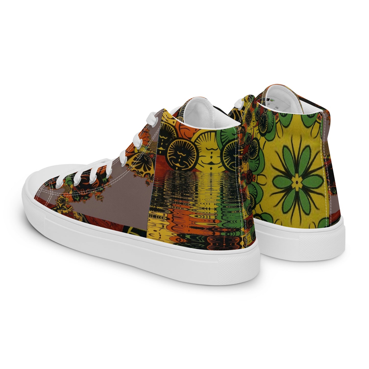 Women’s high top canvas shoes