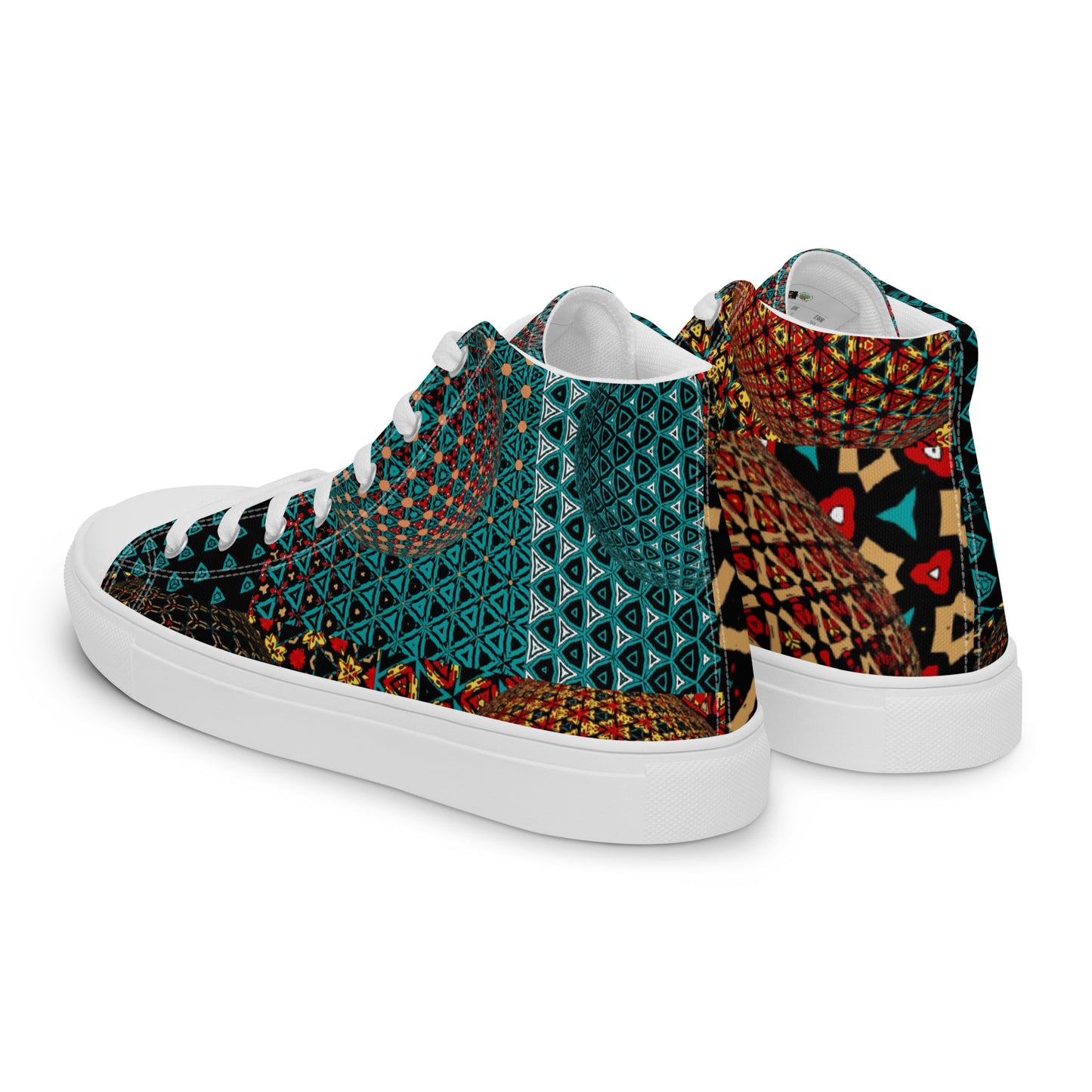 Women’s high top canvas shoes