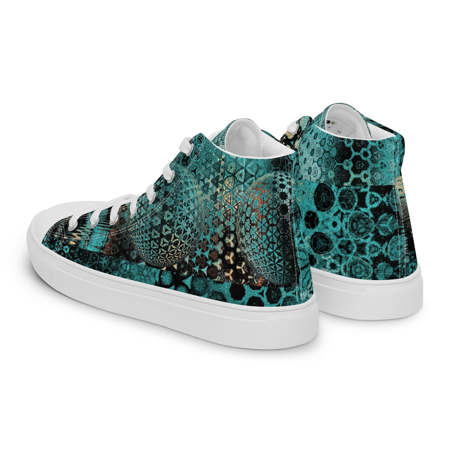 Women’s high top canvas shoes