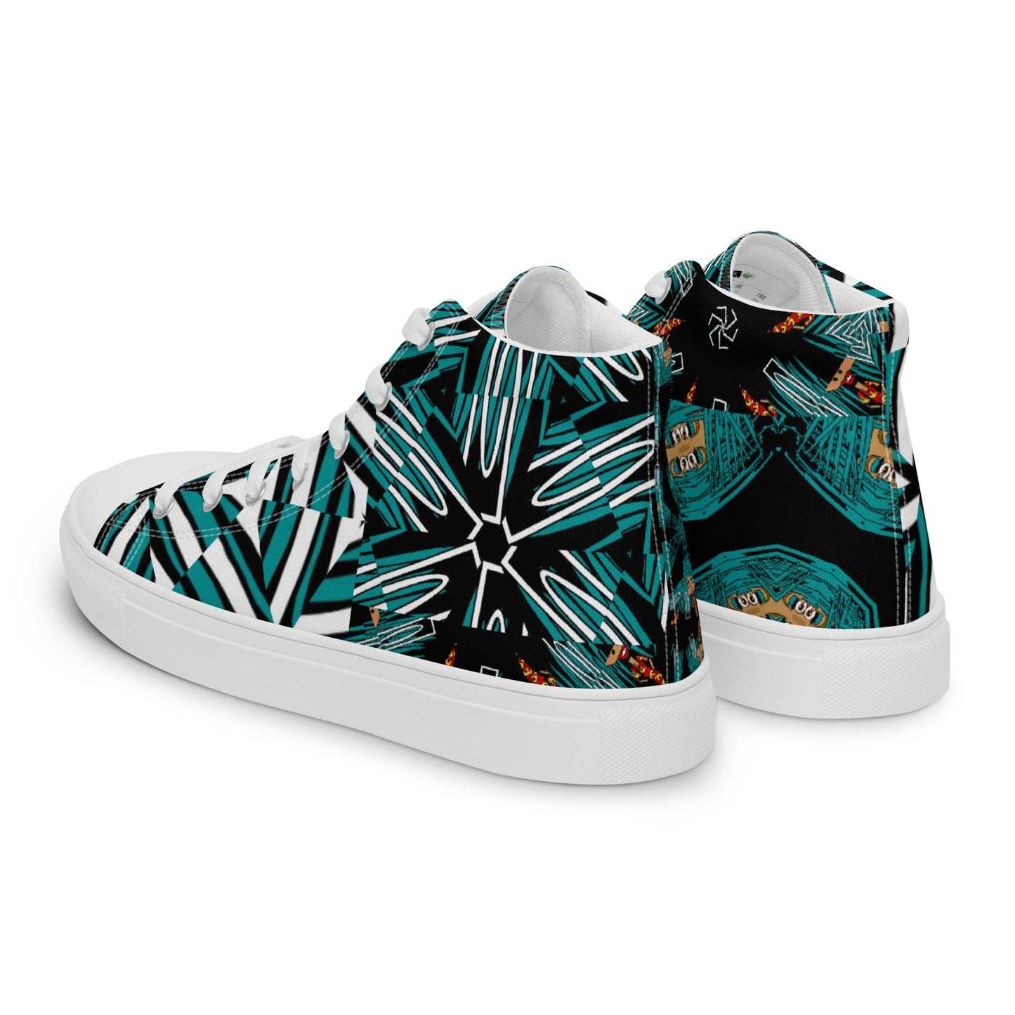 Women’s high top canvas shoes