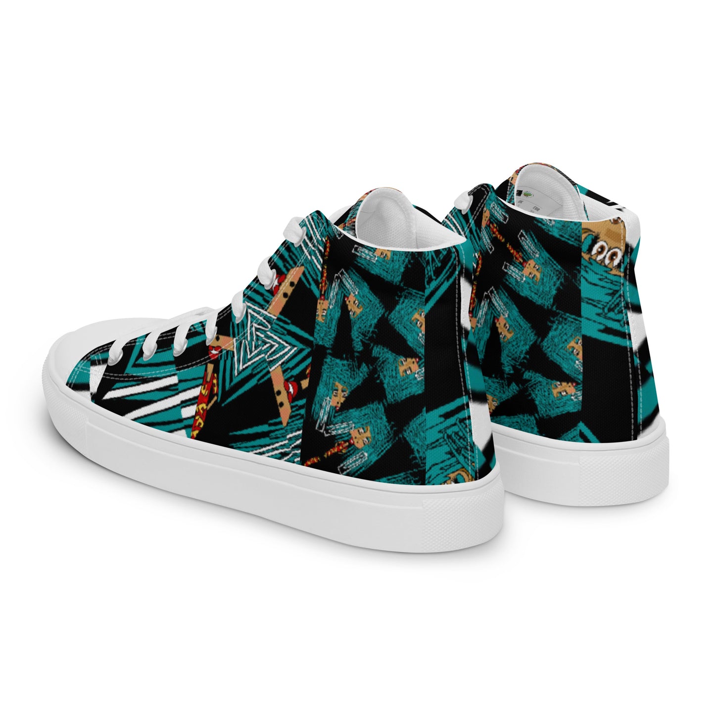 Women’s high top canvas shoes