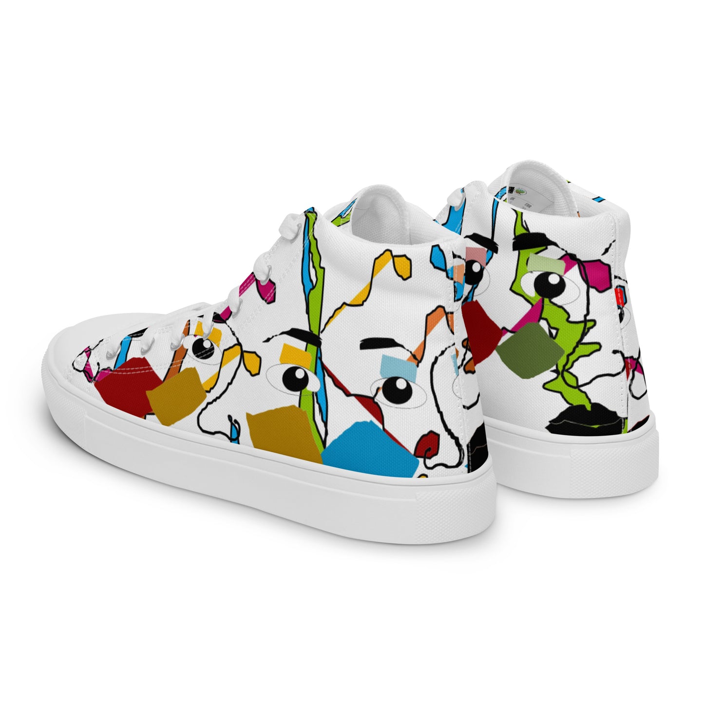 Women’s high top canvas shoes