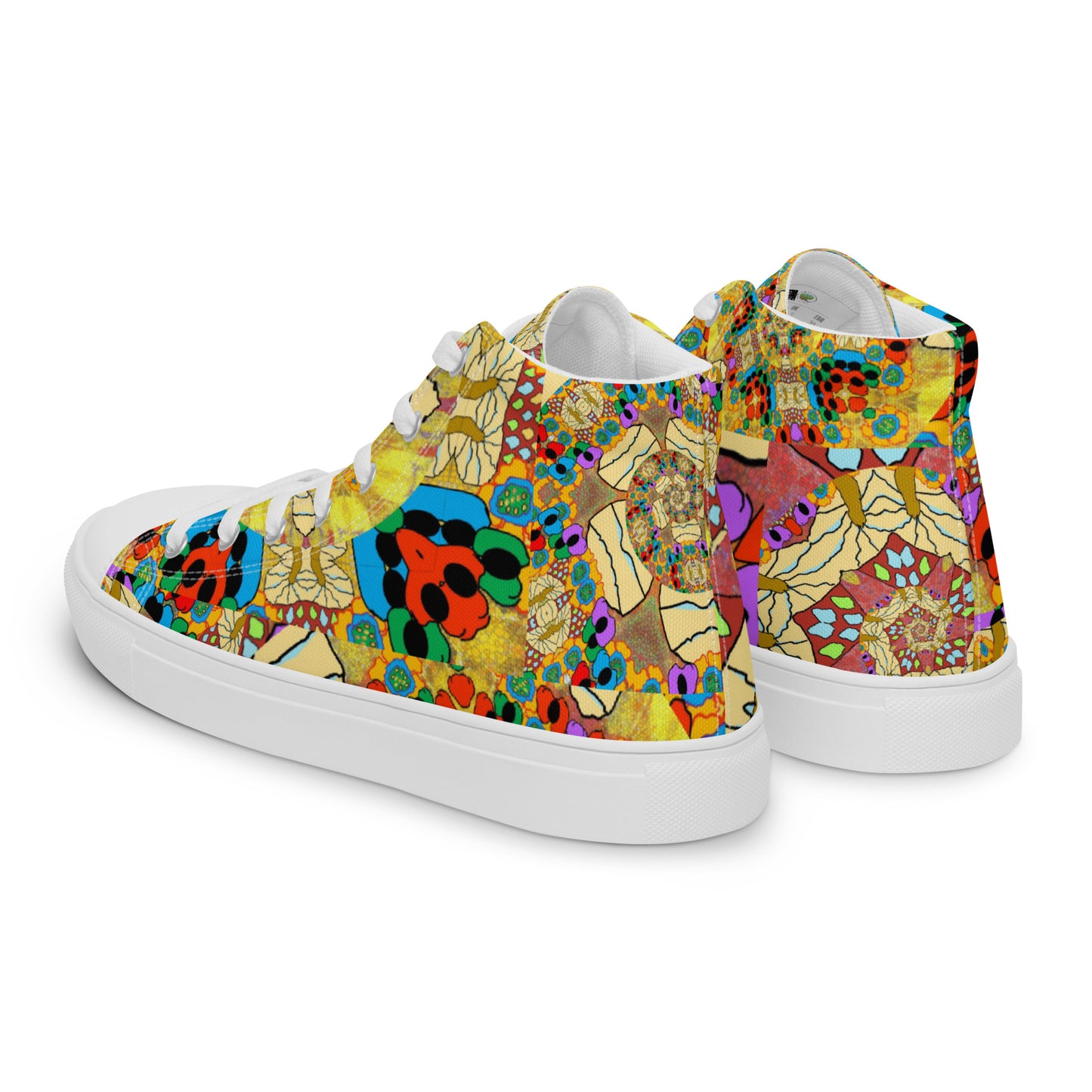 Women’s high top canvas shoes