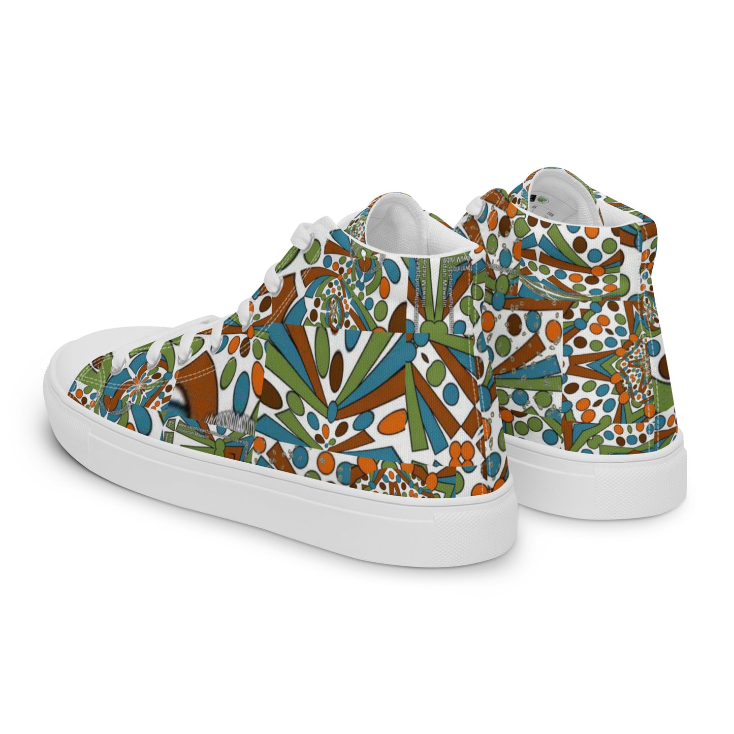 Women’s high top canvas shoes