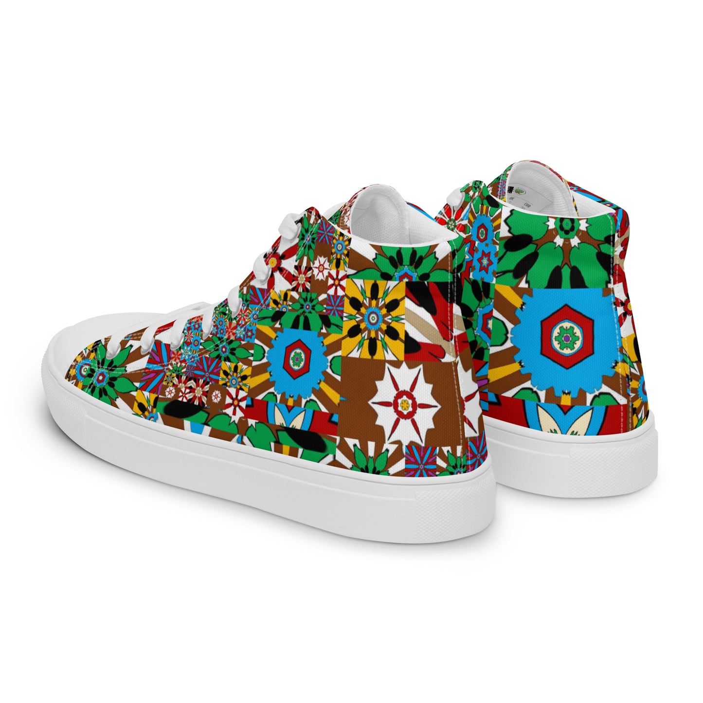 Women’s high top canvas shoes