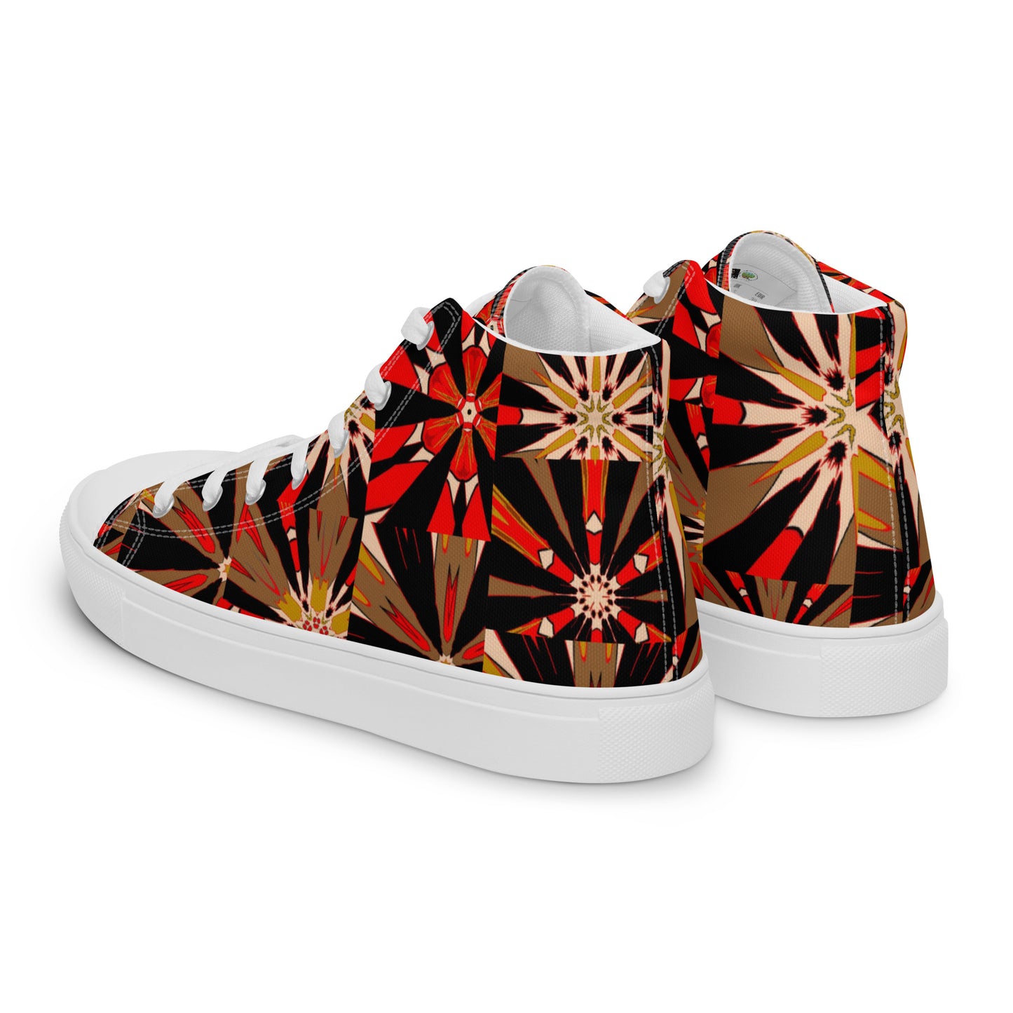 Women’s high top canvas shoes