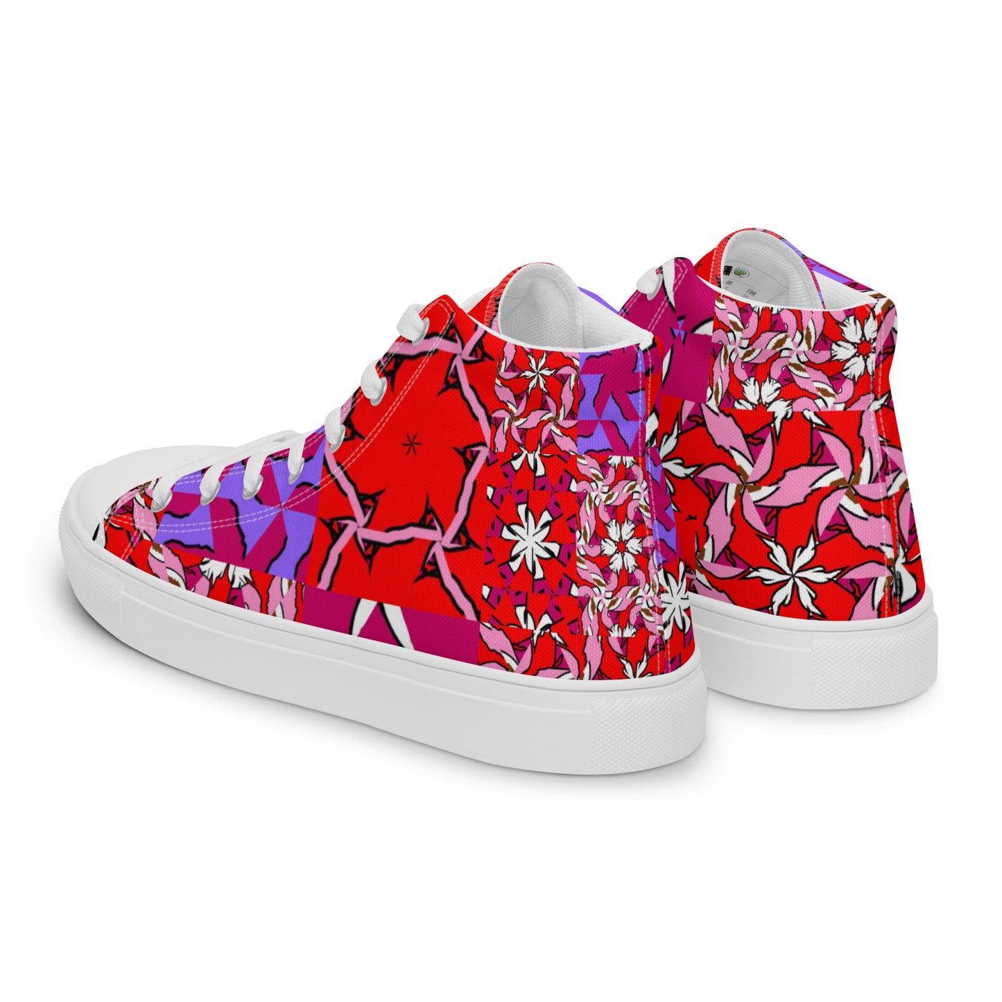 Women’s high top canvas shoes