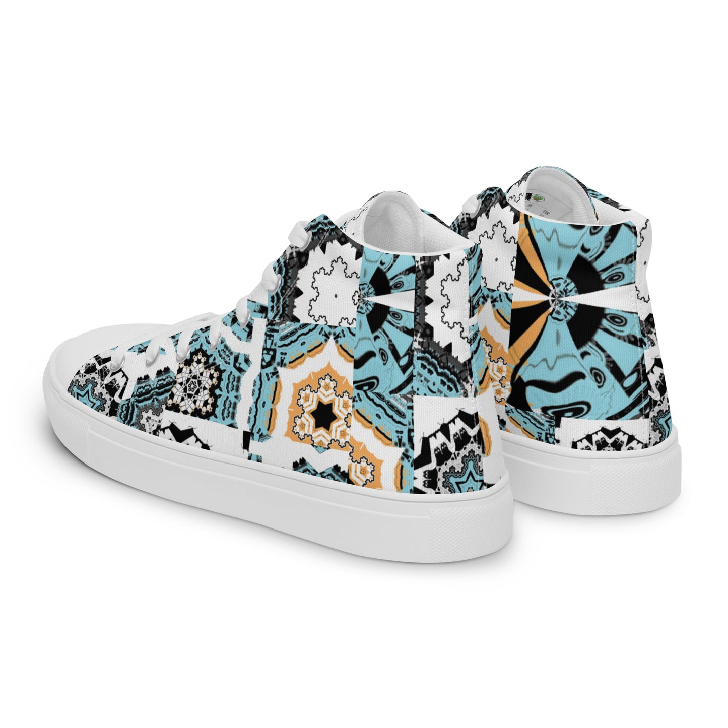 Women’s high top canvas shoes