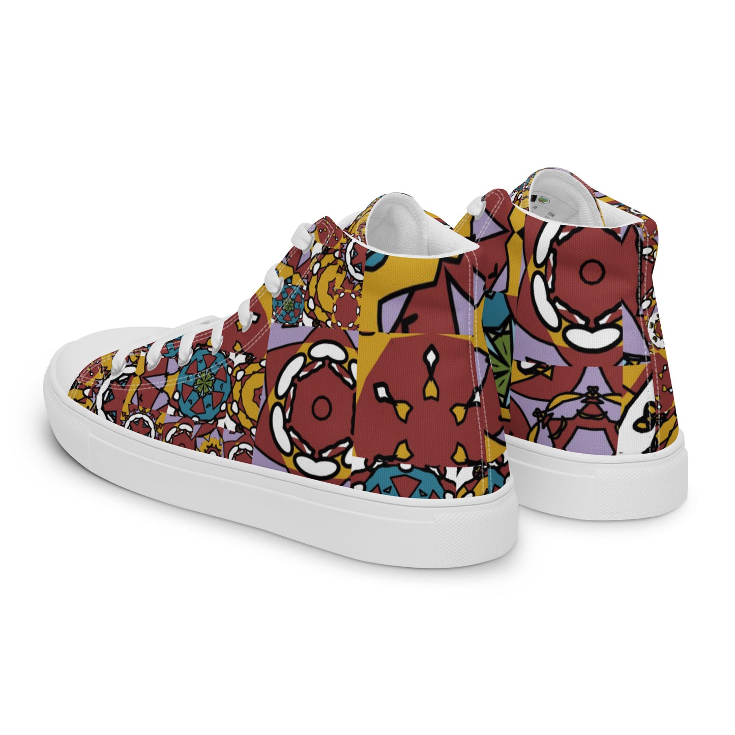 Women’s high top canvas shoes