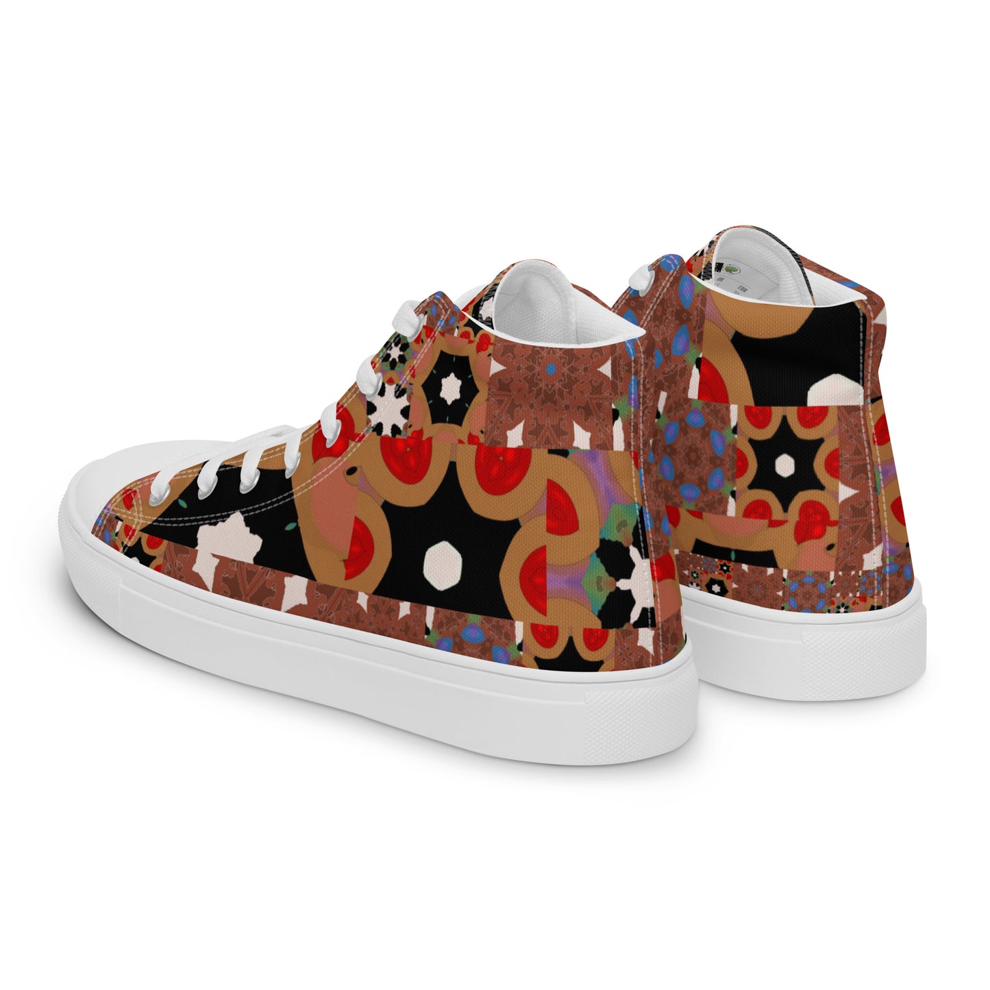 Women’s high top canvas shoes