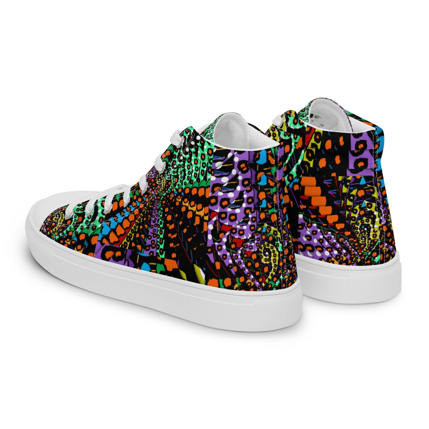 Women’s high top canvas shoes