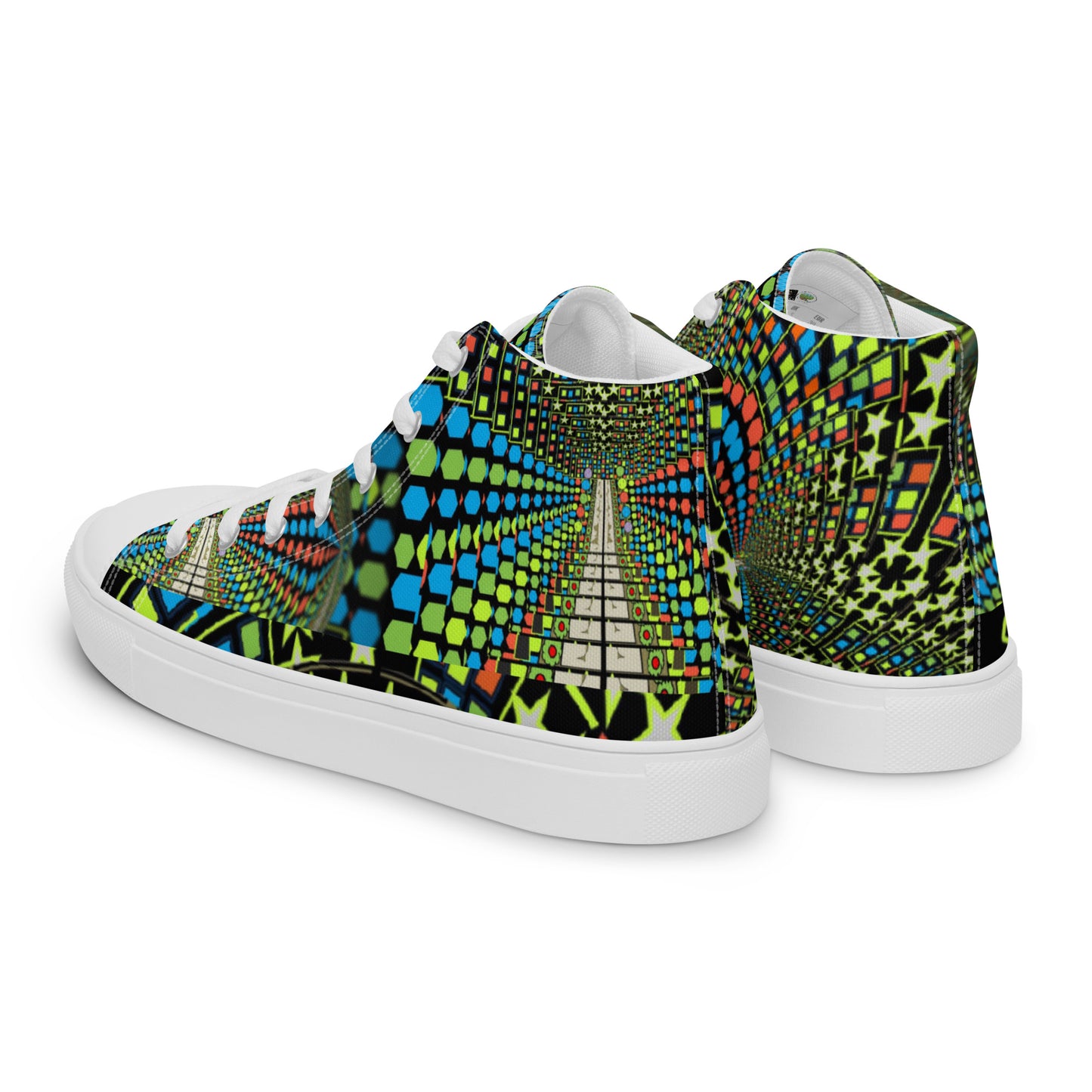 Women’s high top canvas shoes