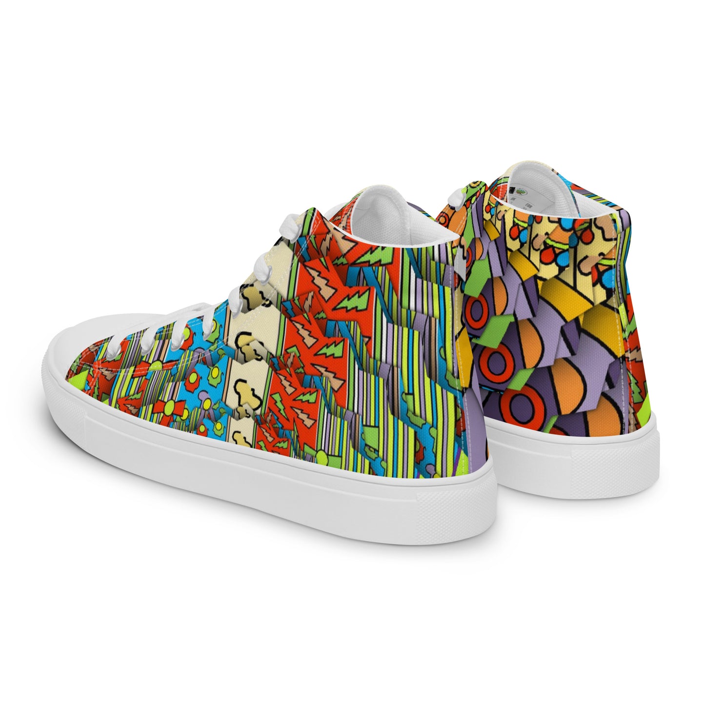 Women’s high top canvas shoes