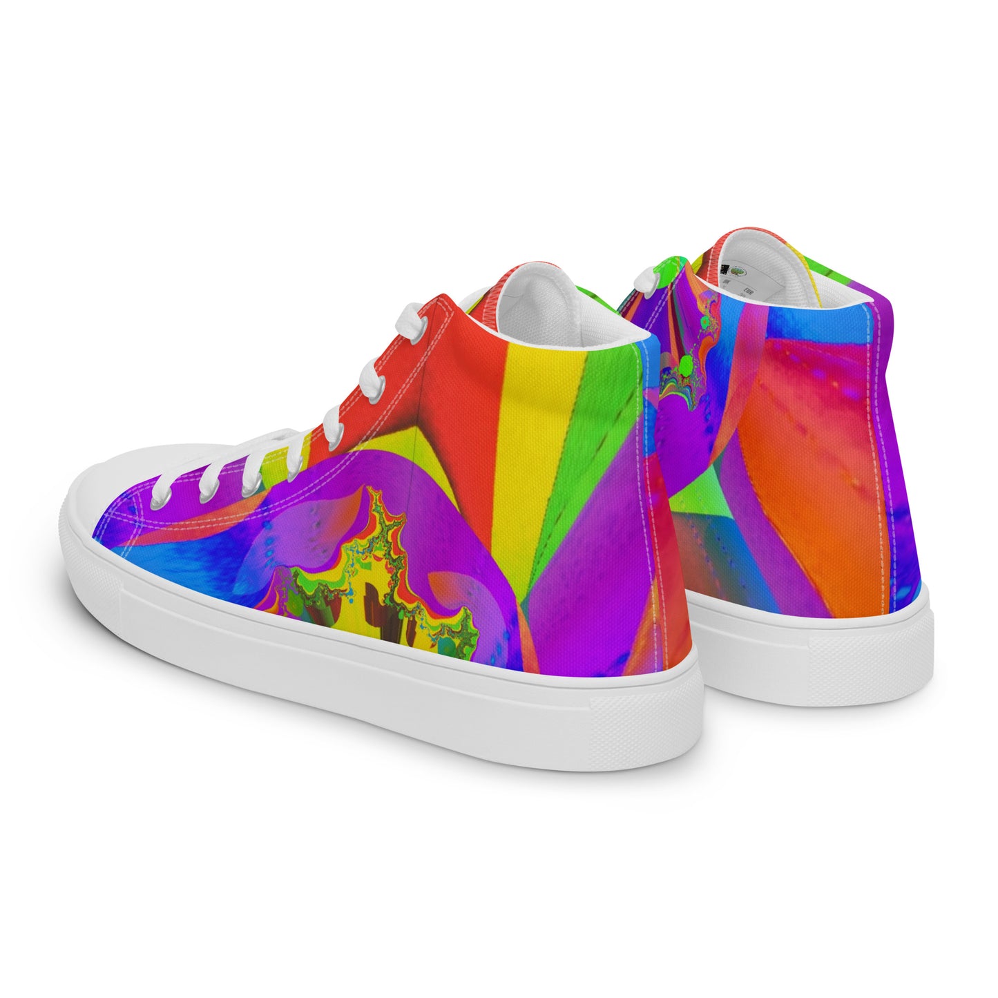 Women’s high top canvas shoes