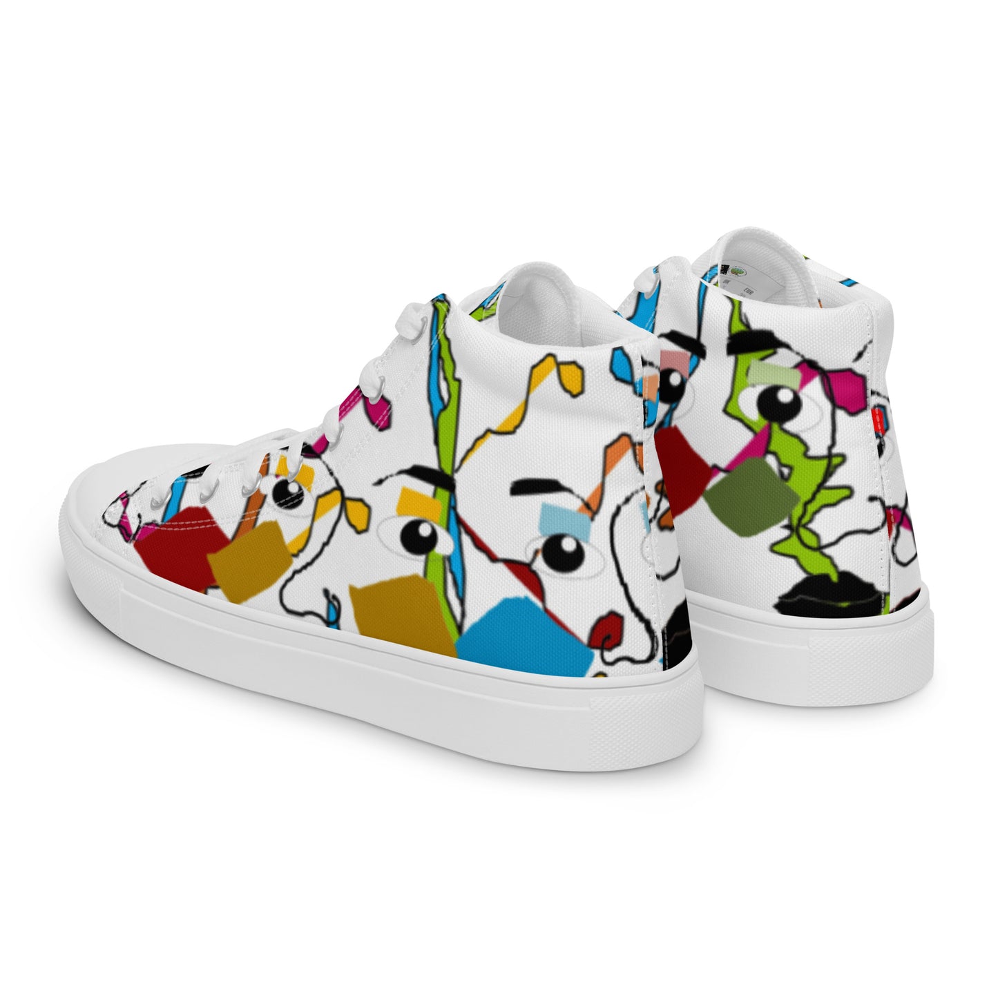 Women’s high top canvas shoes