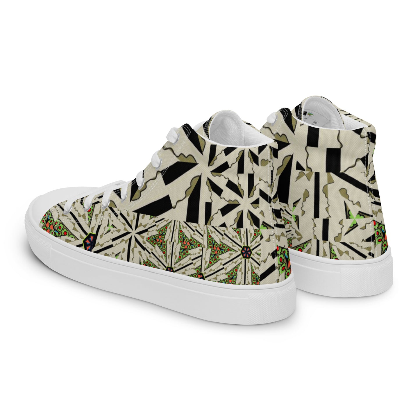 Women’s high top canvas shoes