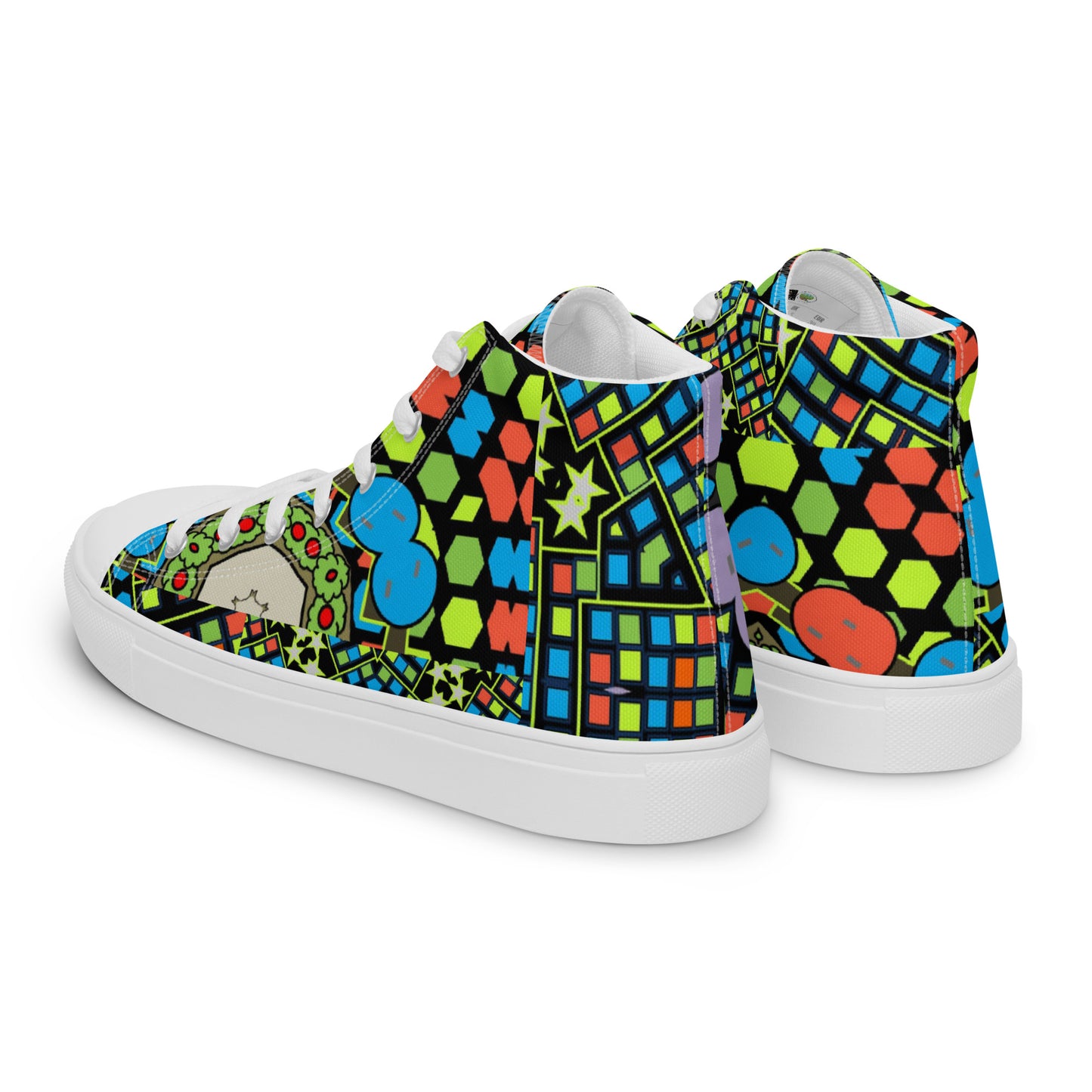 Women’s high top canvas shoes