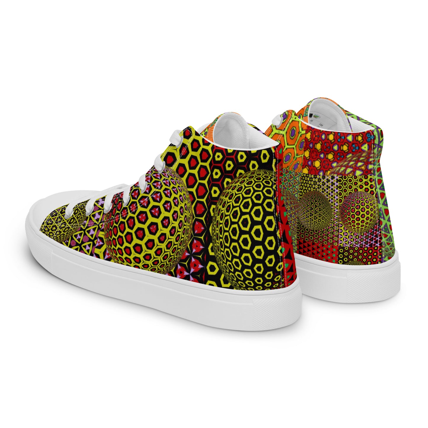 Women’s high top canvas shoes