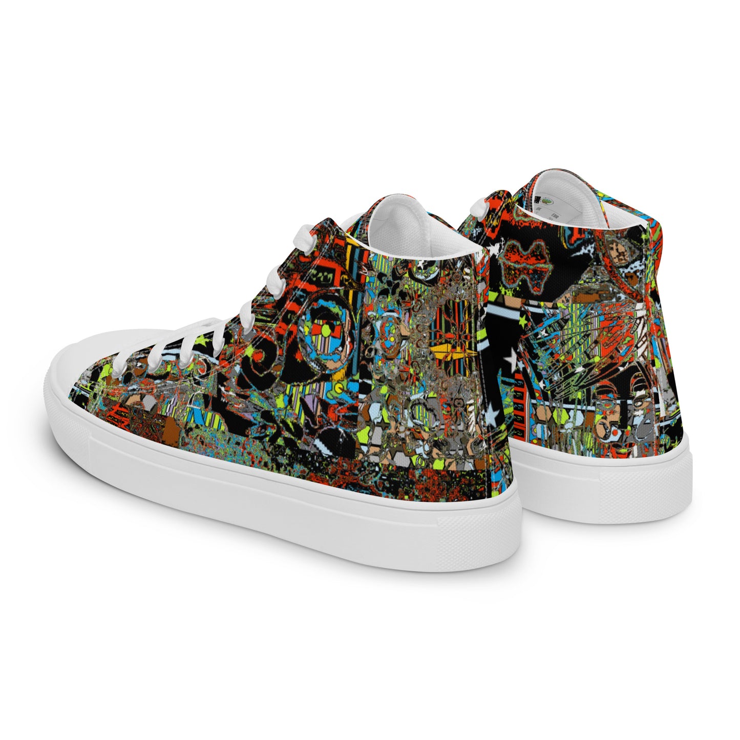 Women’s high top canvas shoes