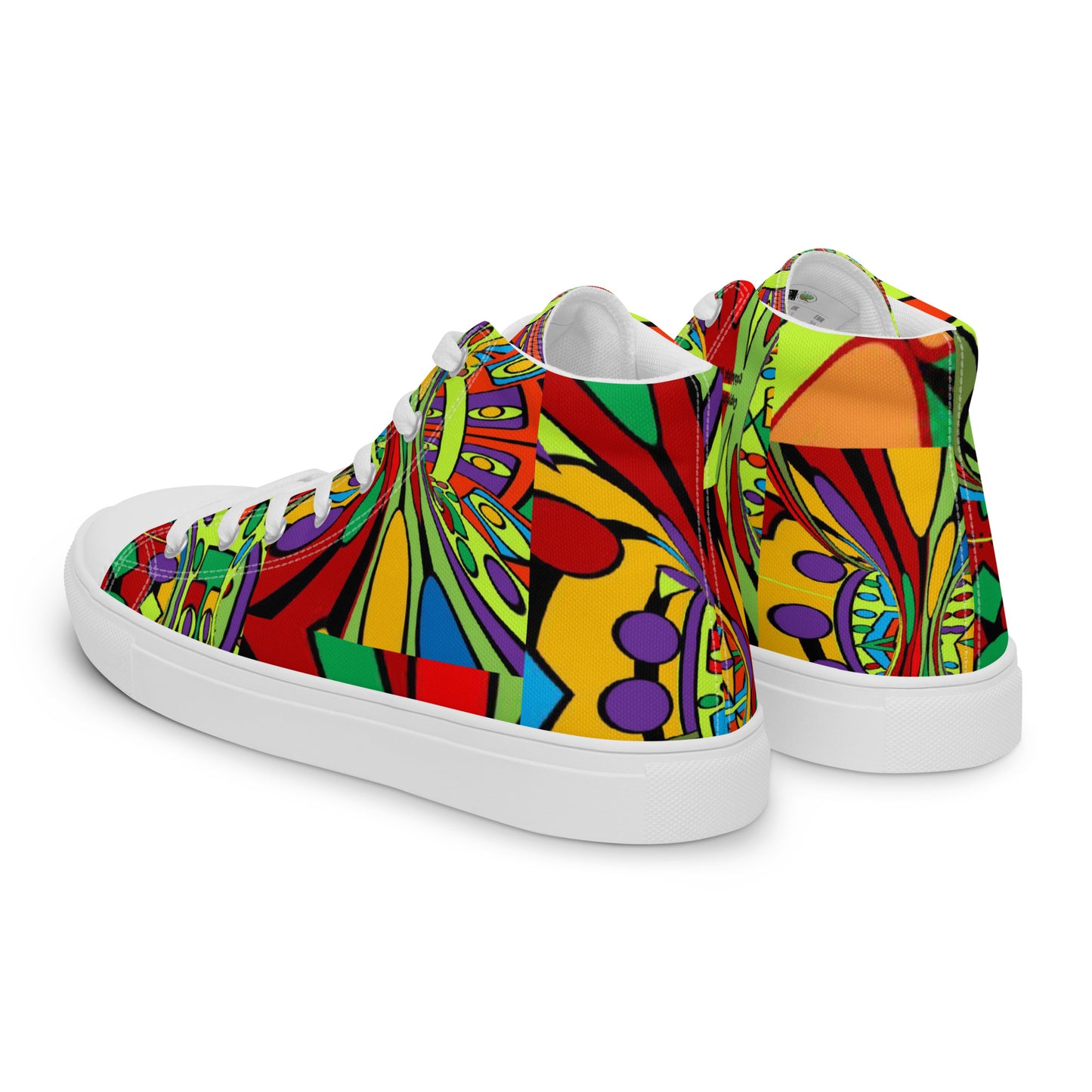 Women’s high top canvas shoes