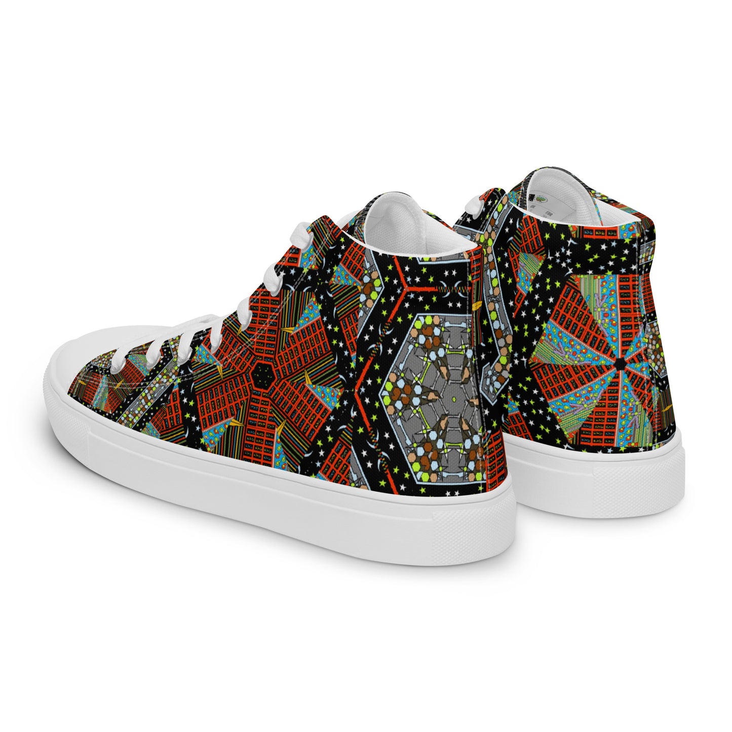 Women’s high top canvas shoes