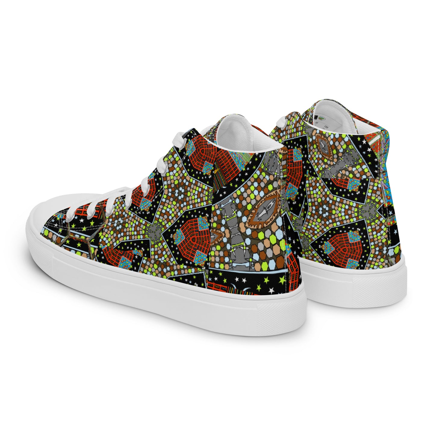 Women’s high top canvas shoes