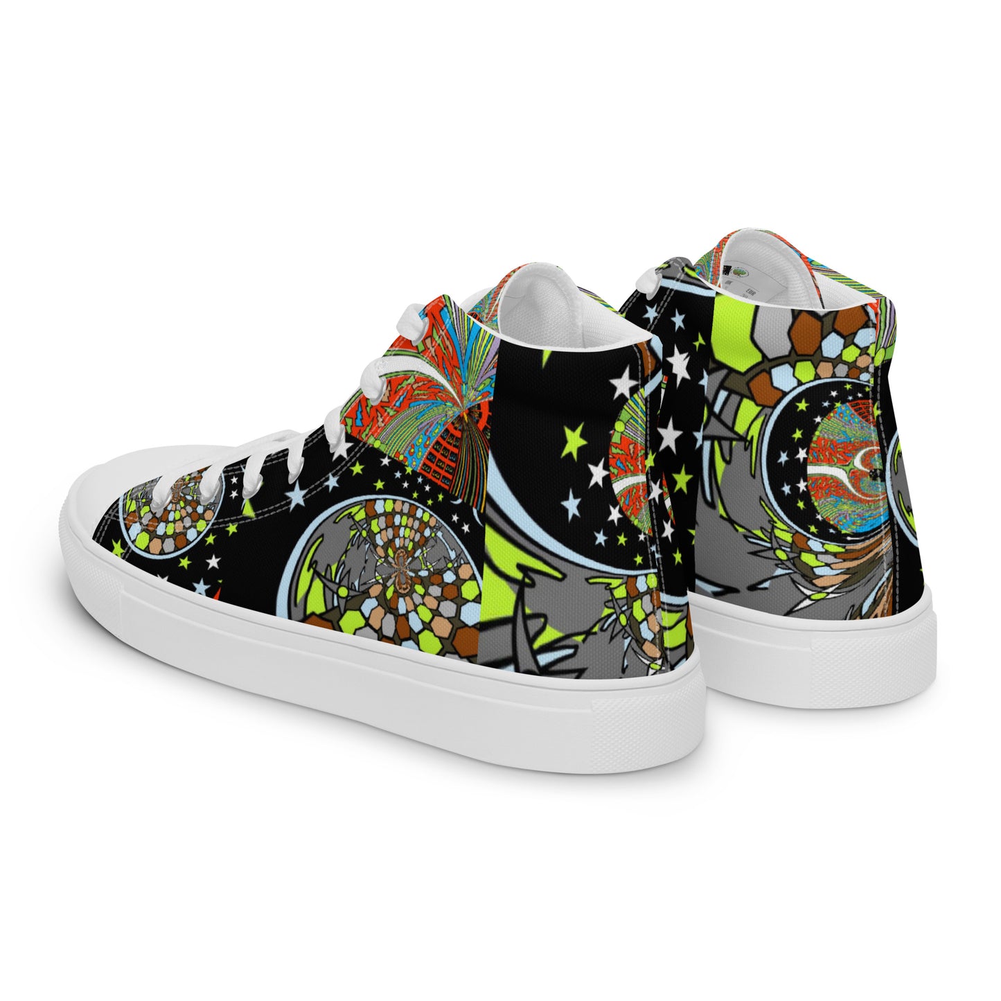 Women’s high top canvas shoes